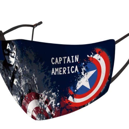 Depuração!!! nova, Máscara facial de Halloween, Máscara Facial de Algodão para crianças com bolso com filtro, máscara facial cartoon, banda de ouvido ajustável, Made in por atacado de FanakoStudioNYC