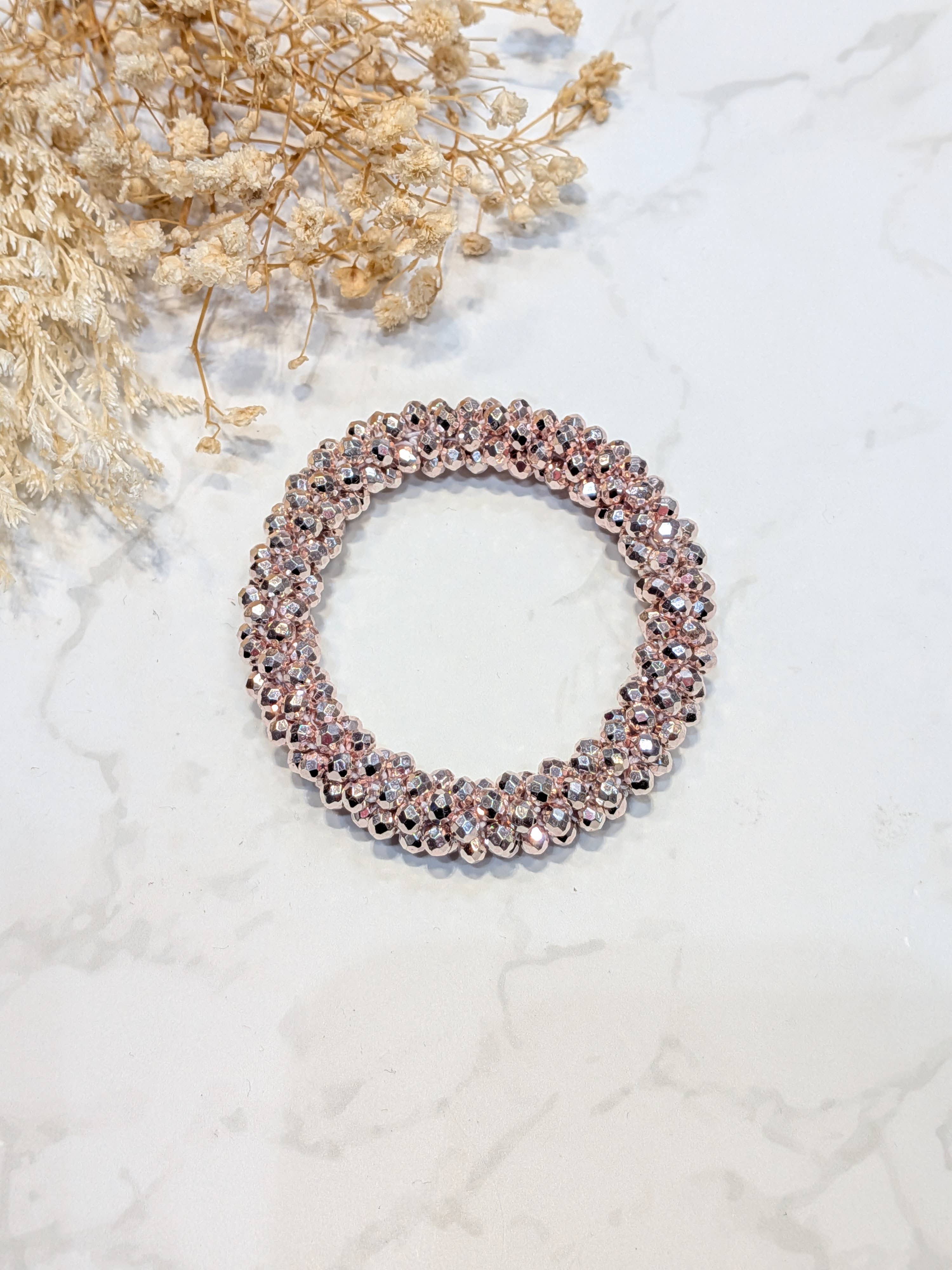 LOLO & YAYA - Wholesale Link & Chain Bracelet - White-tone crystal effect bracelet17