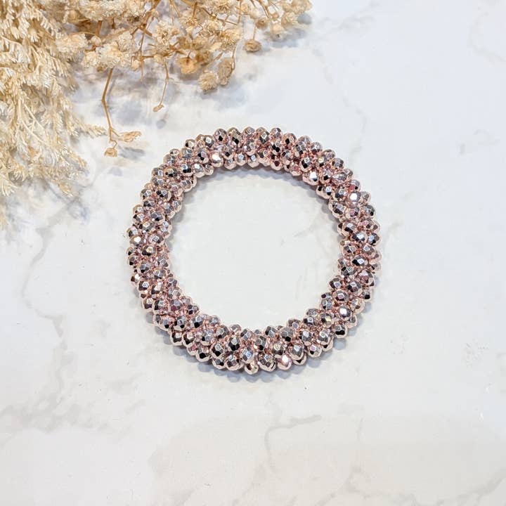 LOLO & YAYA - Wholesale Link & Chain Bracelet - White-tone crystal effect bracelet17