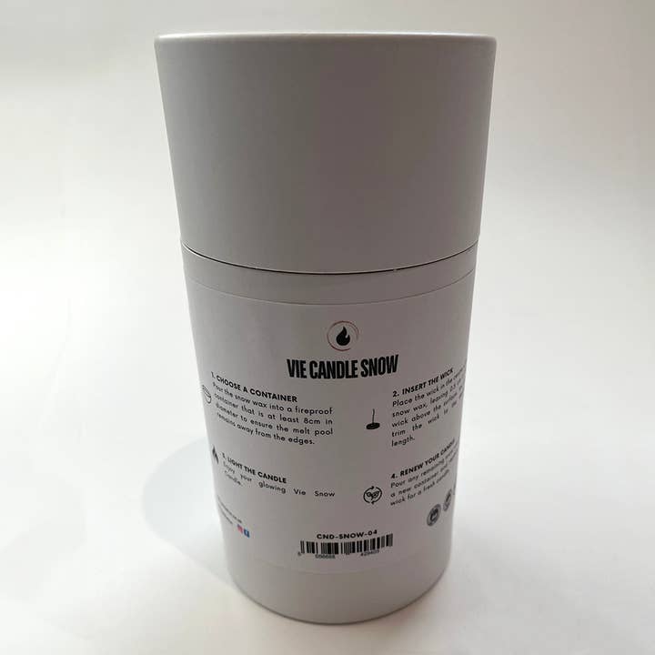 VIE - Wholesale Jar/filled candle - Vie Candle Snow, 175g, 10 Candle Wicks2
