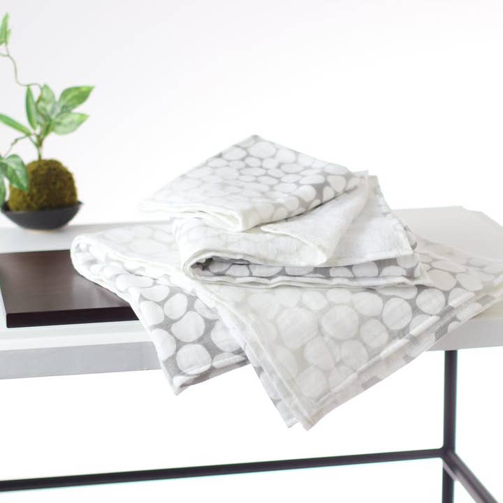 UCHINO - Wholesale Bath Towel - UCHINO Japanese Fine Pattern Towel - Stone