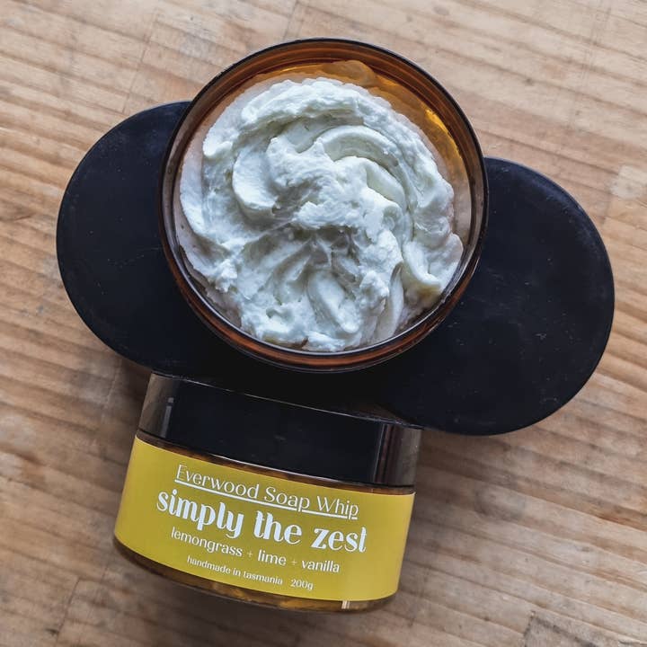 Everwood Candle Co. - Wholesale Whipped soap - 'Simply the Zest' Whipped Soap 200g