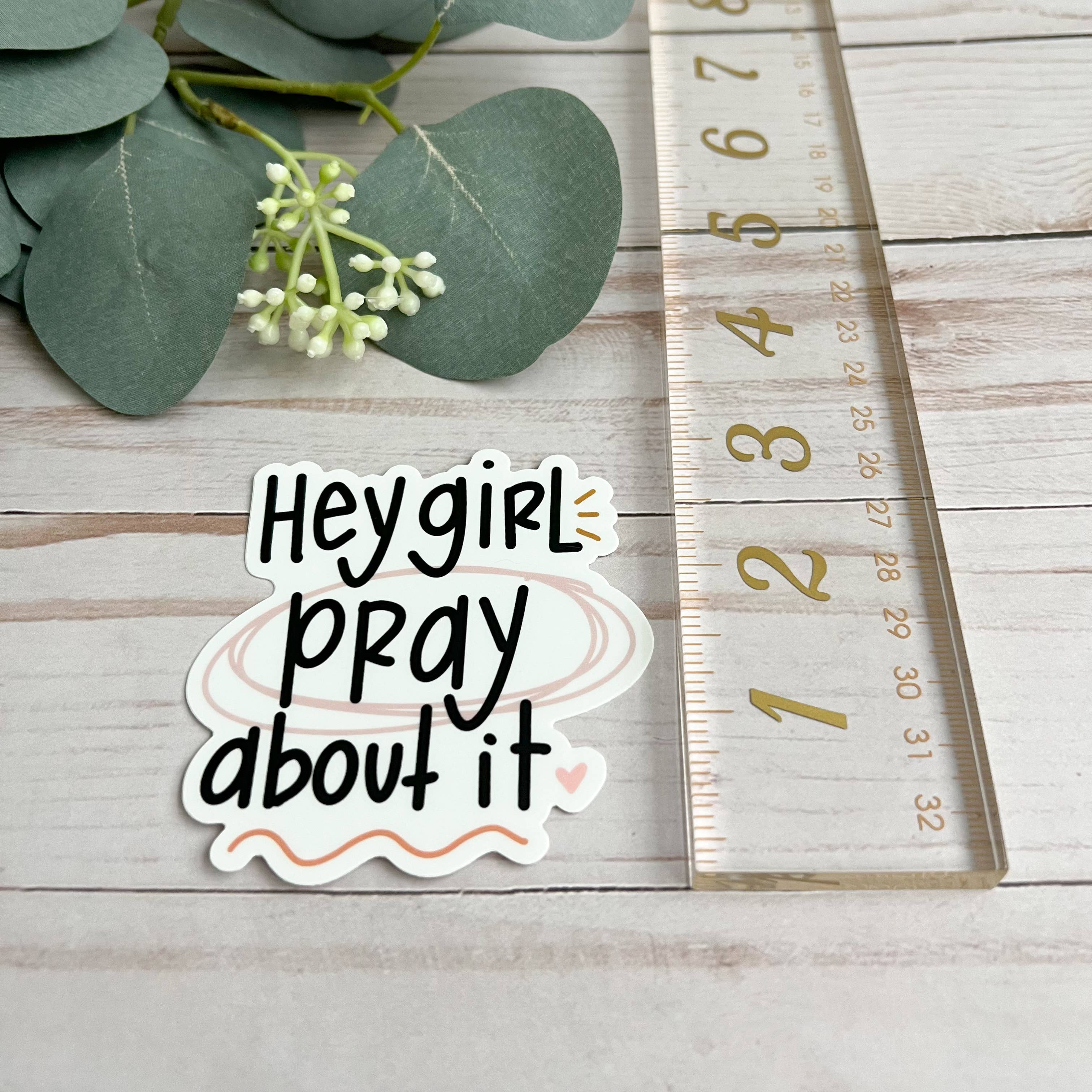 swaygirls - Wholesale Sticker - Girl Pray About It Sticker | Christian stickers | Gifts9