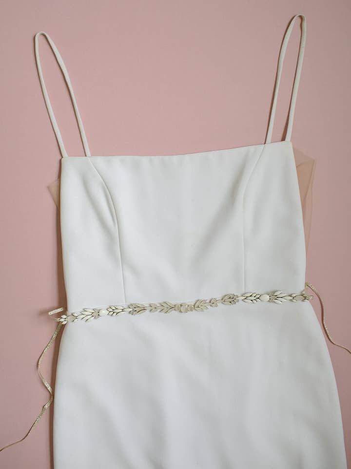 JASMINE // Raw Crystal Sash // 2022 for wholesale by Hushed Commotion