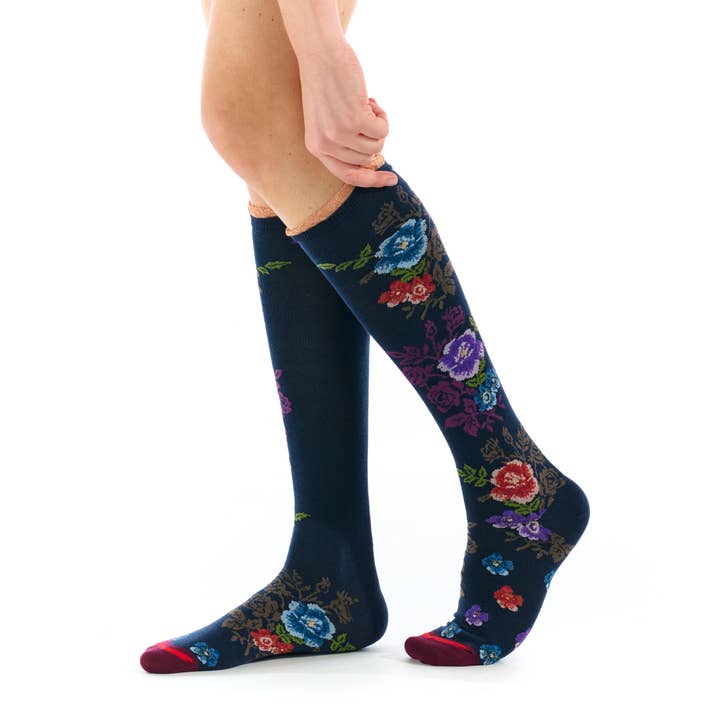 Orange knæstrømper for engroshandel hos FIL DE JOUR