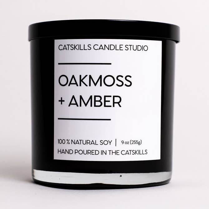 Catskills Candle Studio - Wholesale Jar/Filled Candle - Oakmoss + Amber0