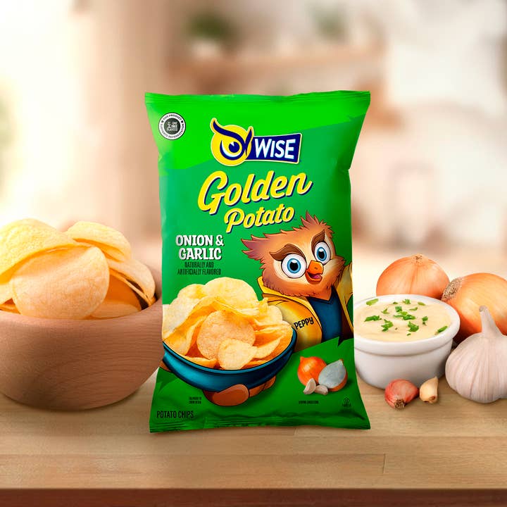 Wise Foods - Wholesale Chips - Onion & Garlic Potato Chips1