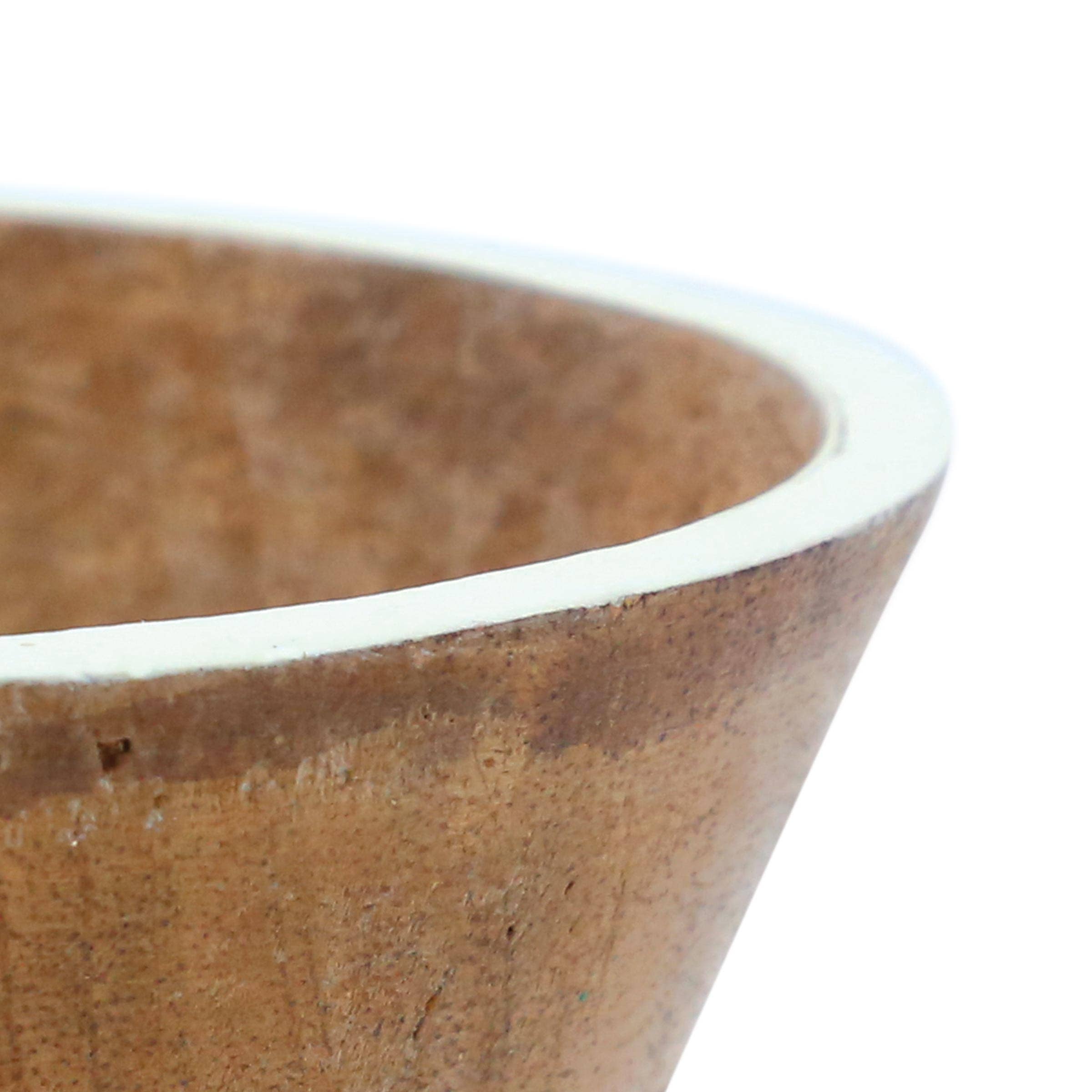 Foreside Home & Garden - Wholesale Decorative Plate/Dish/Bowl - White Mango Wood Kitchen Bowl2