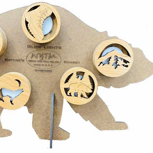 Wood You Tell Me, Inc. - Wholesale Night Light - 4087 Whale Fluke Glow Light1