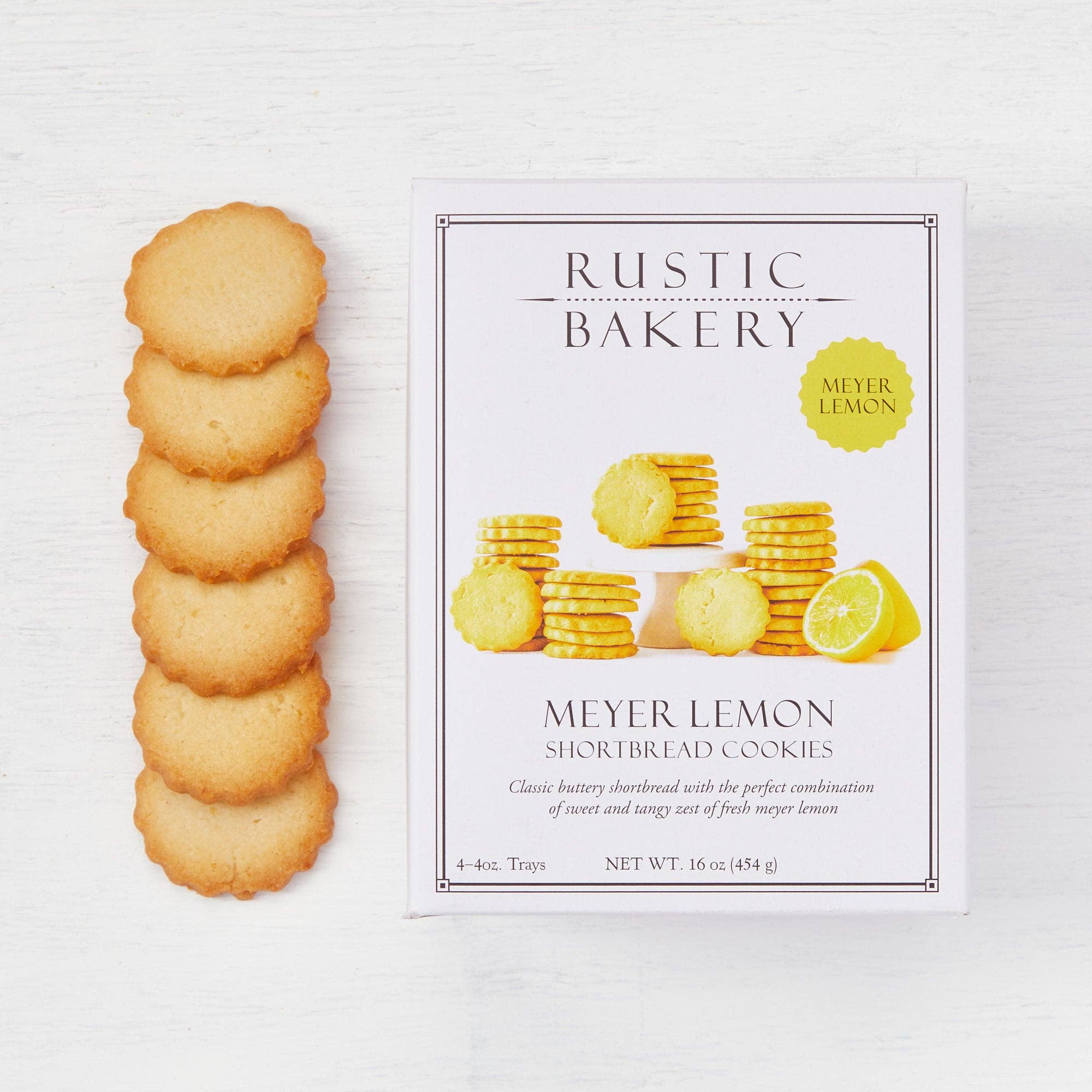 Rustic Bakery - Wholesale Cookie - Family Pack - Meyer Lemon Shortbread Cookies - 1 Box2
