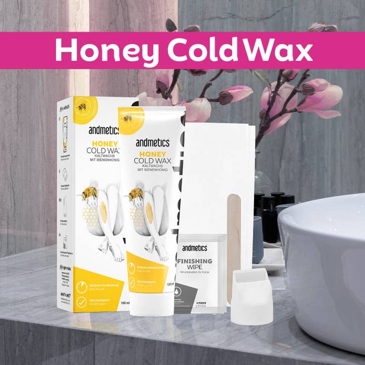 andmetics - Vente Produit d'épilation corporelle - Cire froide HONEY1