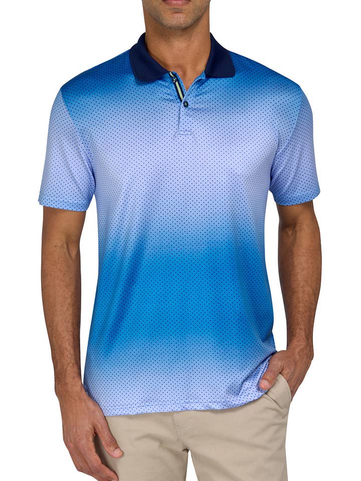 Dotted Short Sleeve Polo for wholesale by Society of Threads