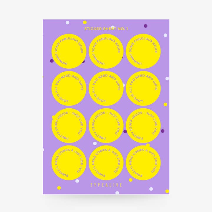 Sticker Sheet No. 1 and other Purchase Wholesale stickerbogen. Free Returns & Net 60 Terms on Faire trending on Faire.