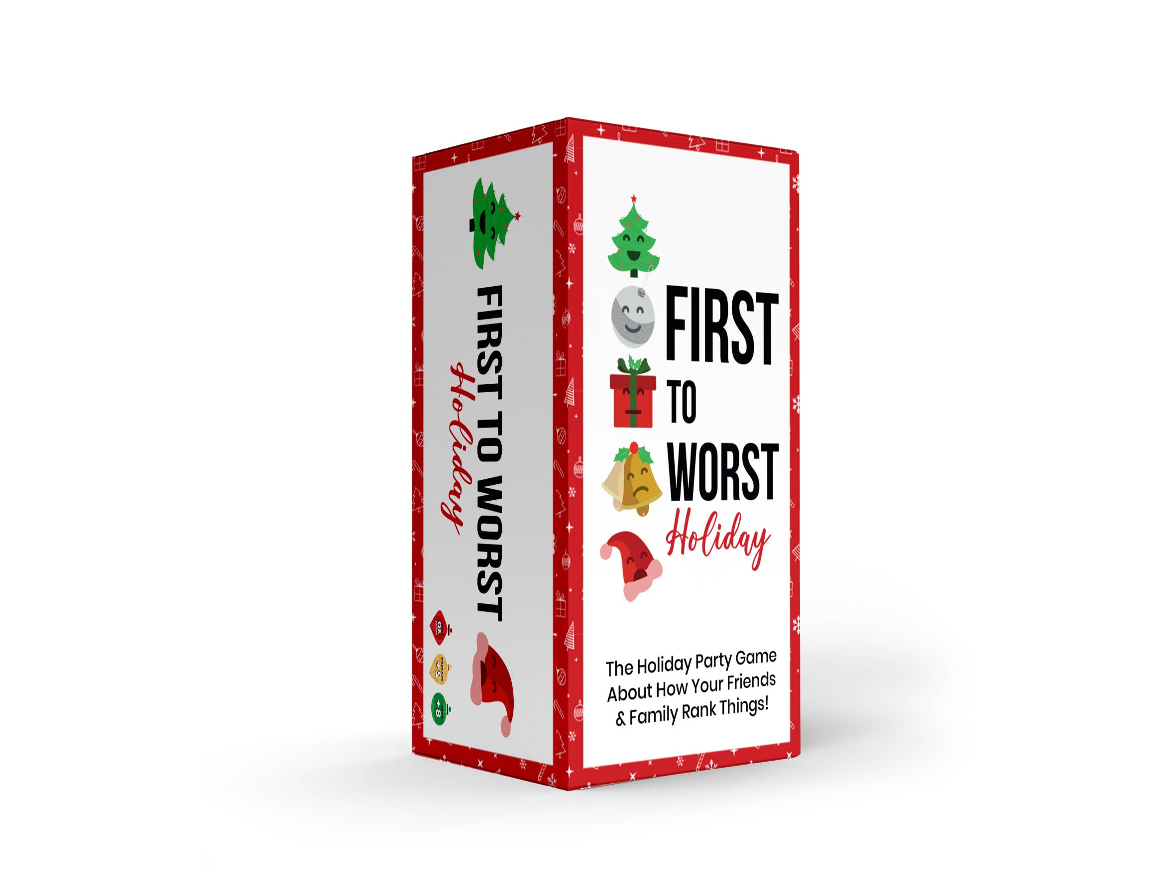 Dyce Games - Wholesale Card Game - FIRST TO WORST HOLIDAY Party Game - The Christmas Card Game
