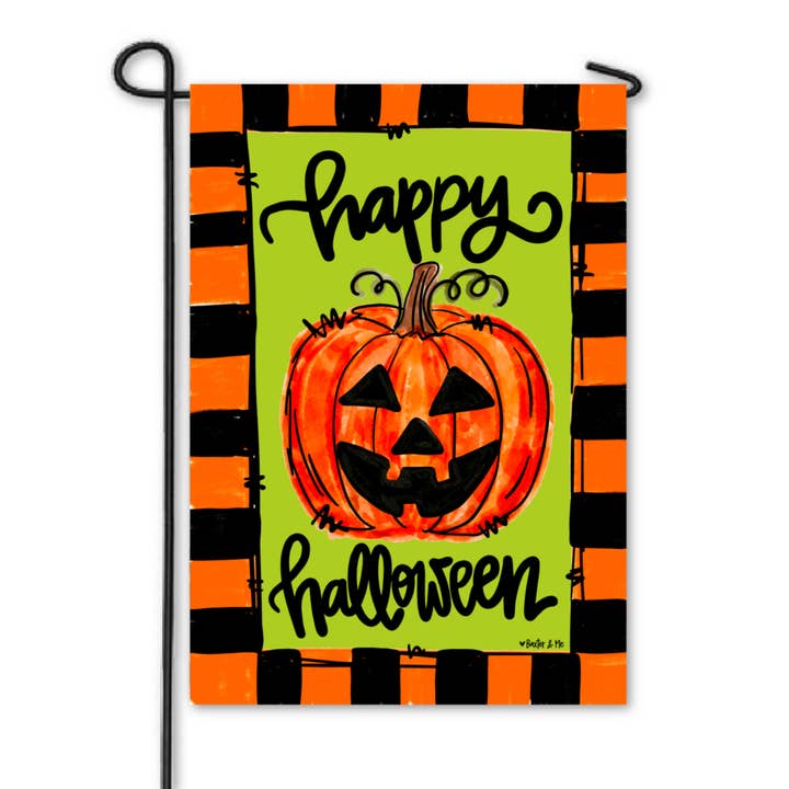 Happy Halloween Garden Flag for wholesale by Baxter & Me