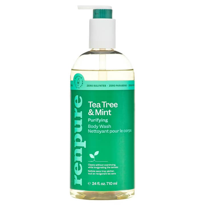 Renpure Tea Tree Mint Body Wash , 24 oz for wholesale by KT Supply