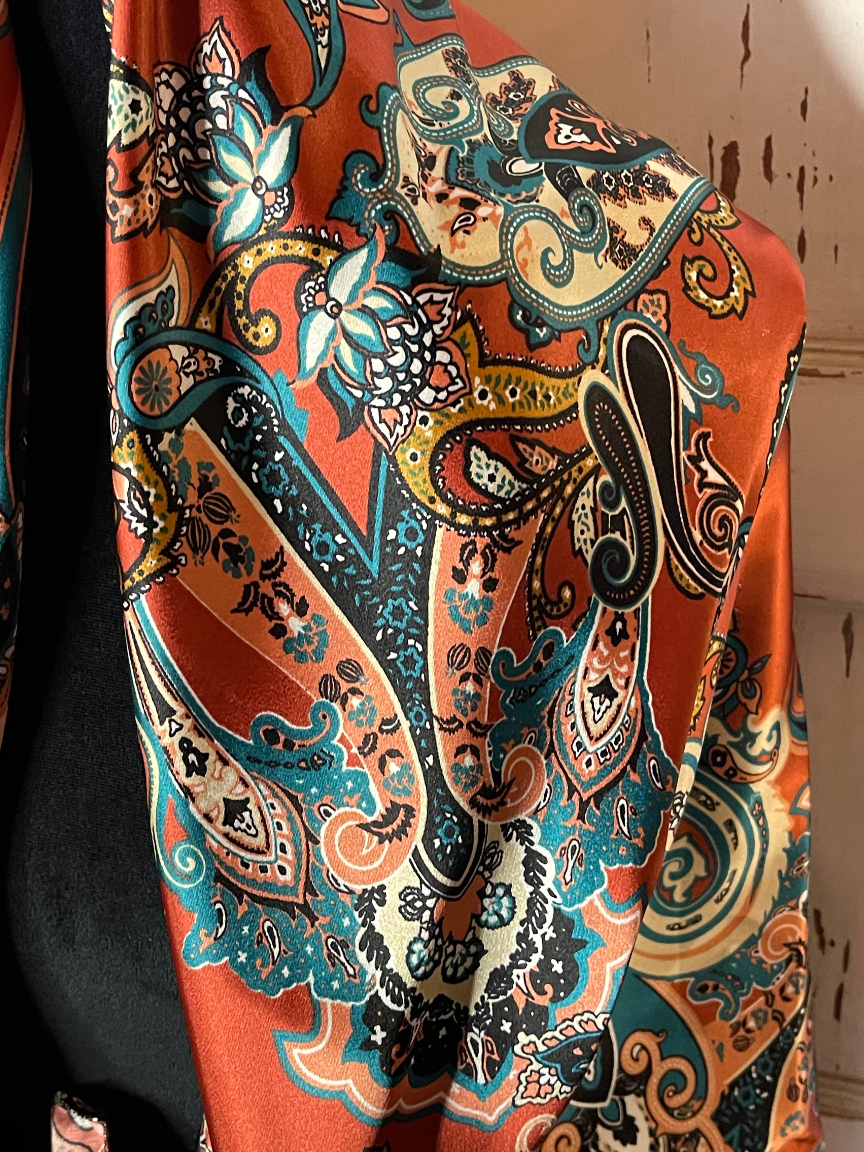 Rainyday Homemade - Vendita all'ingrosso Sciarpa - Donna - Paisley ruggine/arancione1