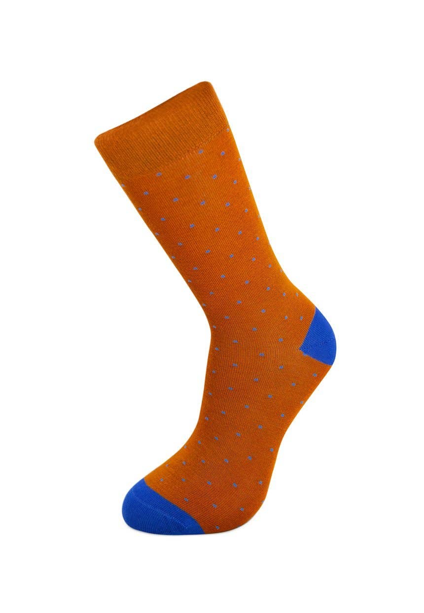 Slopes&Town - Vendita all'ingrosso Cintura - Unisex - Cintura regalo David and Camel Brown Dot Socks3
