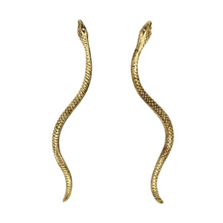 Nieuwe slangenoorbellen voor wholesale door Alkemie Jewelry