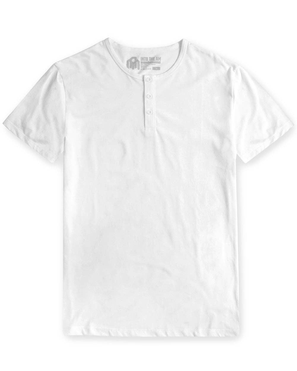 INTO THE AM – Engroshandel T-shirt – til mænd – Herre T-shirt med korte ærmer og henley-udskæring28