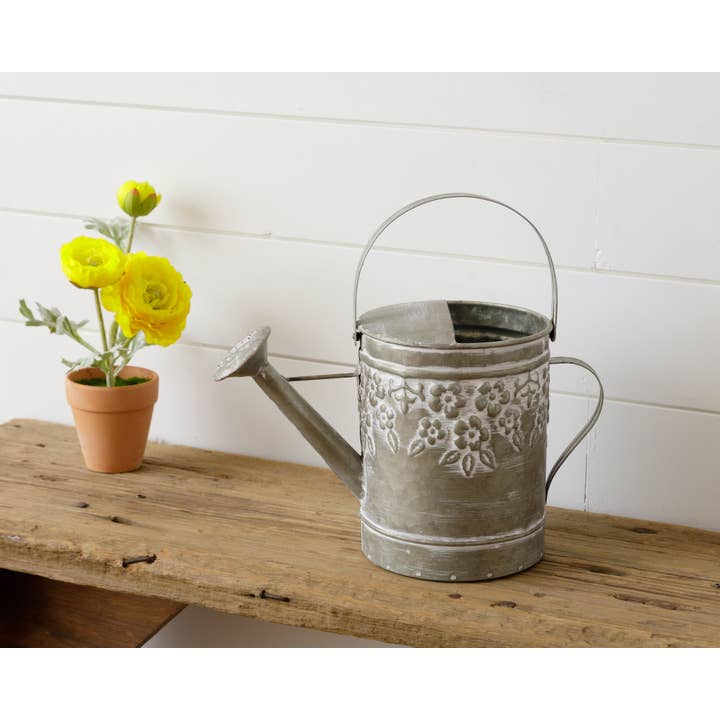 Audrey's Home & Gift – Engroshandel Vandkande – Vandkande - Prægede blomster (PC)