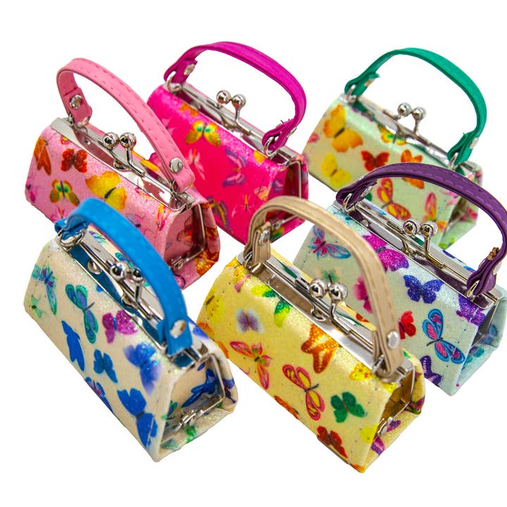 Butterfly Print Lipstick Case Assorted Set for wholesale by Handbag Express