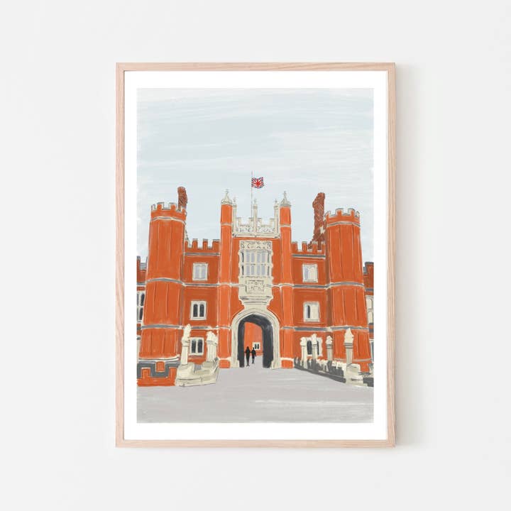 Hampton Court Palace London England UK Art Print for wholesale by Cambridge Purple