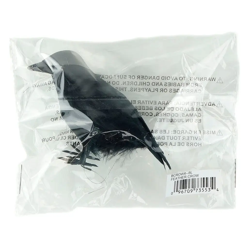 Zucker Feather Products - Wholesale Decorative Figurine - Black Crow Bird1