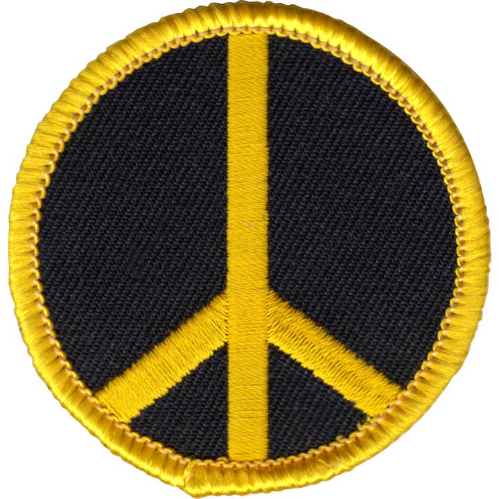 Square Deal Recordings & Supplies - Wholesale Patch - Patch - Peace Sign - 2 Inch - Six Color Options2