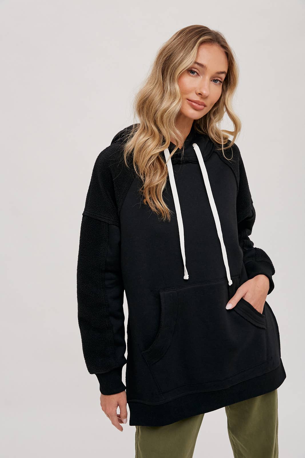 Bluivy - Wholesale Hoodie - Women's - FLEECE HOODIE TUNIC4