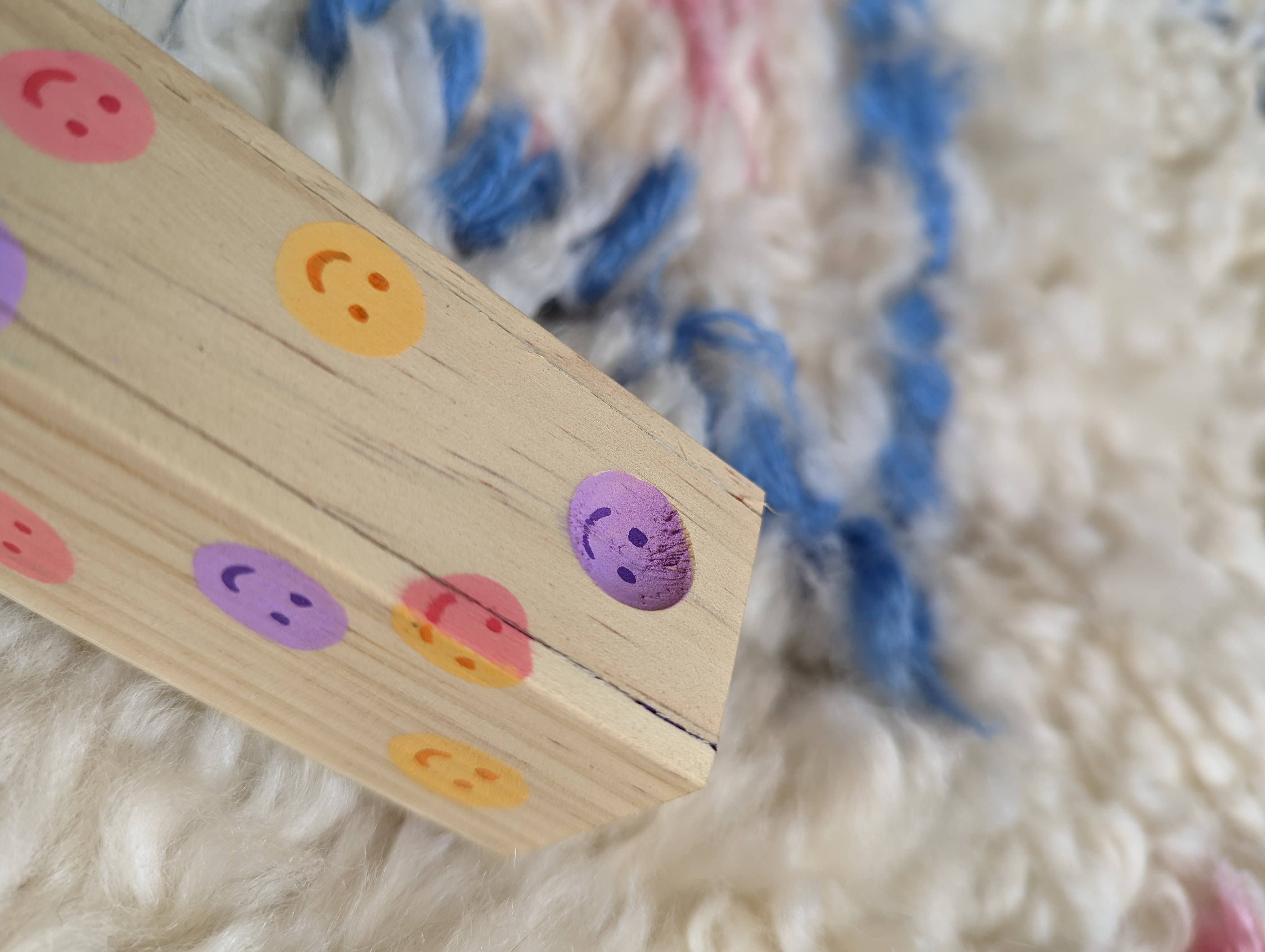 Foreignspell - Wholesale Decorative Box - Smiley Faces | Hand-Painted, One-of-a-Kind Wooden Box2