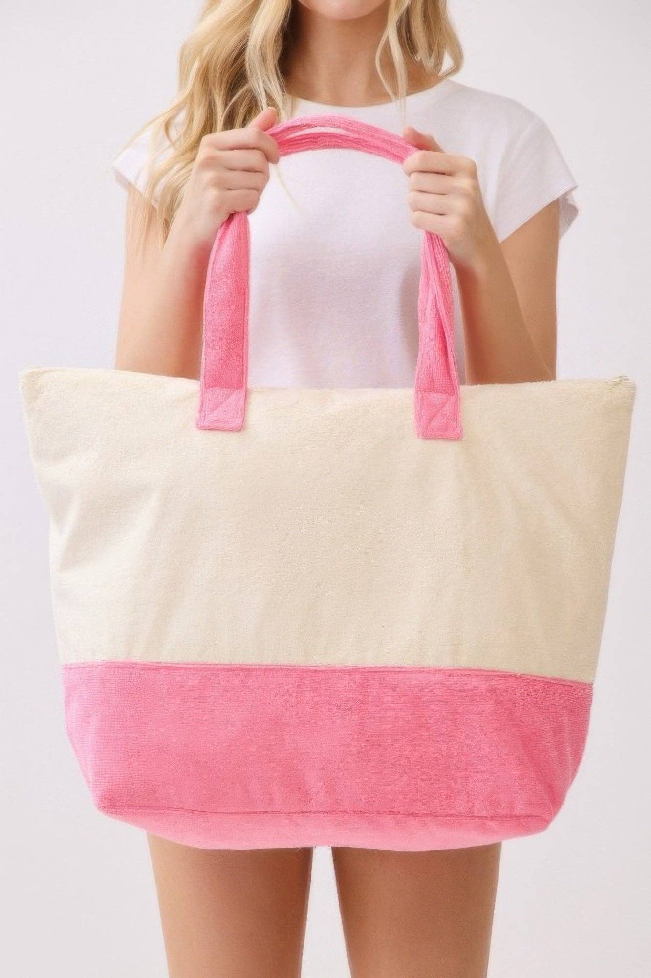 CC Wholesale Clothing - Wholesale Tote Bag - Women's - Vacay Mode Terry Tote9