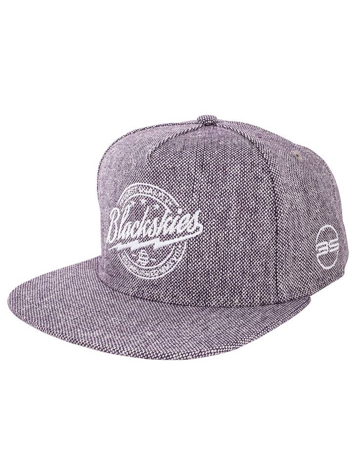 Cappellino Snapback Nebula Tweed - Tweed Marrone-Bianco per la vendita all'ingrosso da parte di Blackskies
