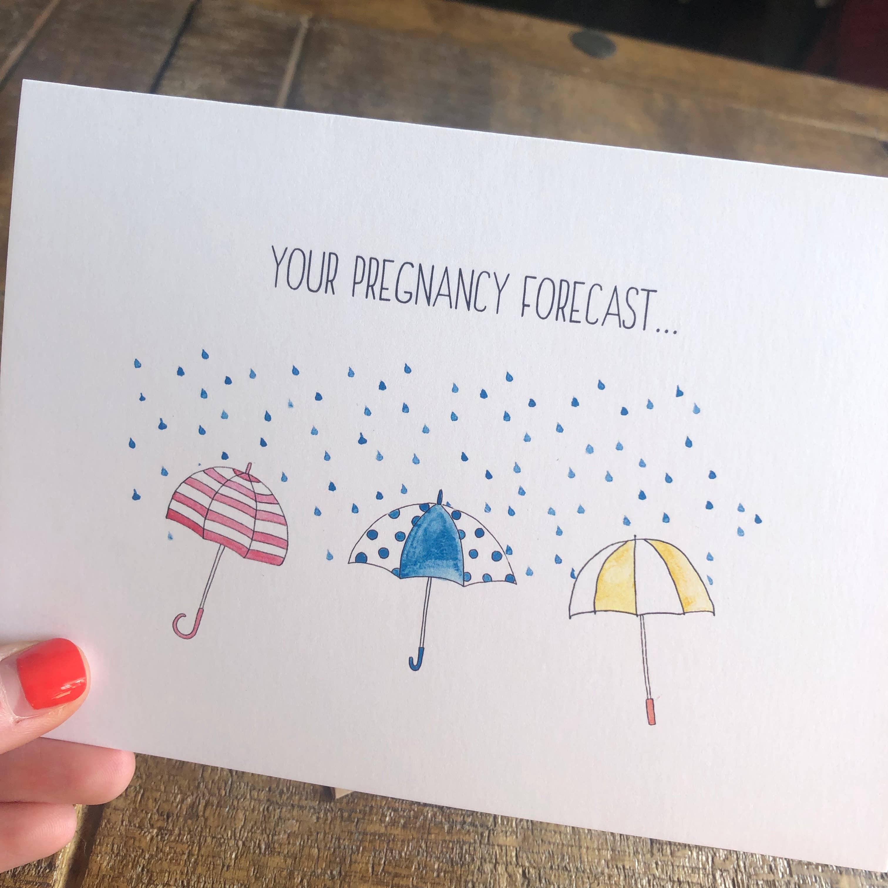 Party Napkins Co. - Vendita all'ingrosso Biglietto di auguri per la nascita - Previsioni gravidanza2