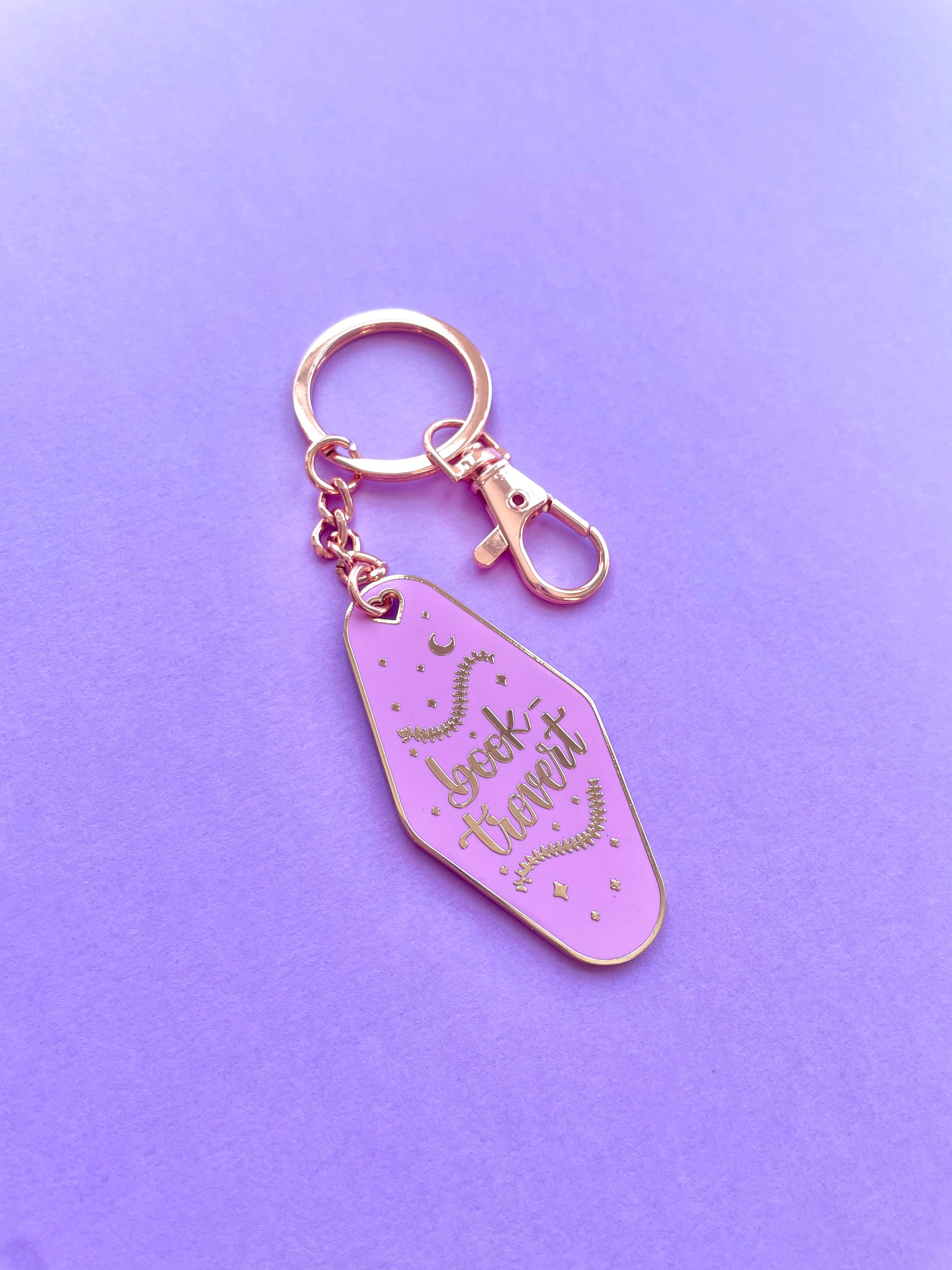 Galloree Designs LLC – wholesale Keychain – Women's – Booktrovert Keychain, Hotel Keychains, Bookish Keychains1
