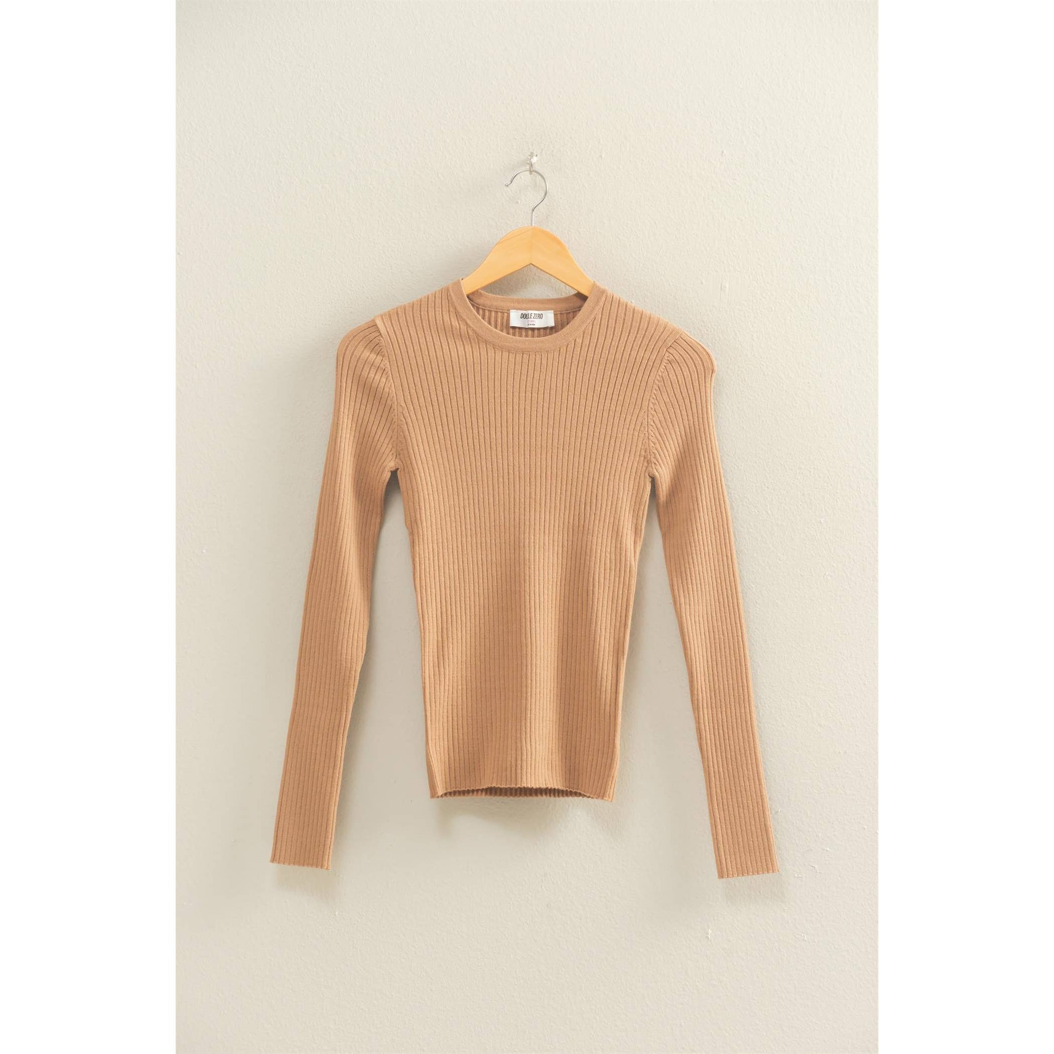 HYFVE - Wholesale Knit Top - Women's - Ribbed Long Sleeve Knit Top12