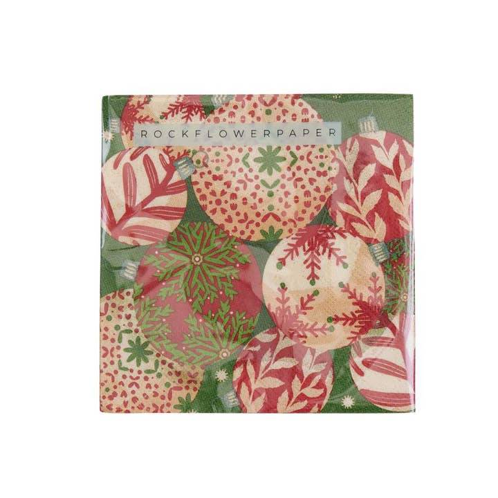rockflowerpaper – Großhandel Einweg-Serviette – SCANDI ORNAMENTS Cocktail-Servietten aus Papier, 20 Stück