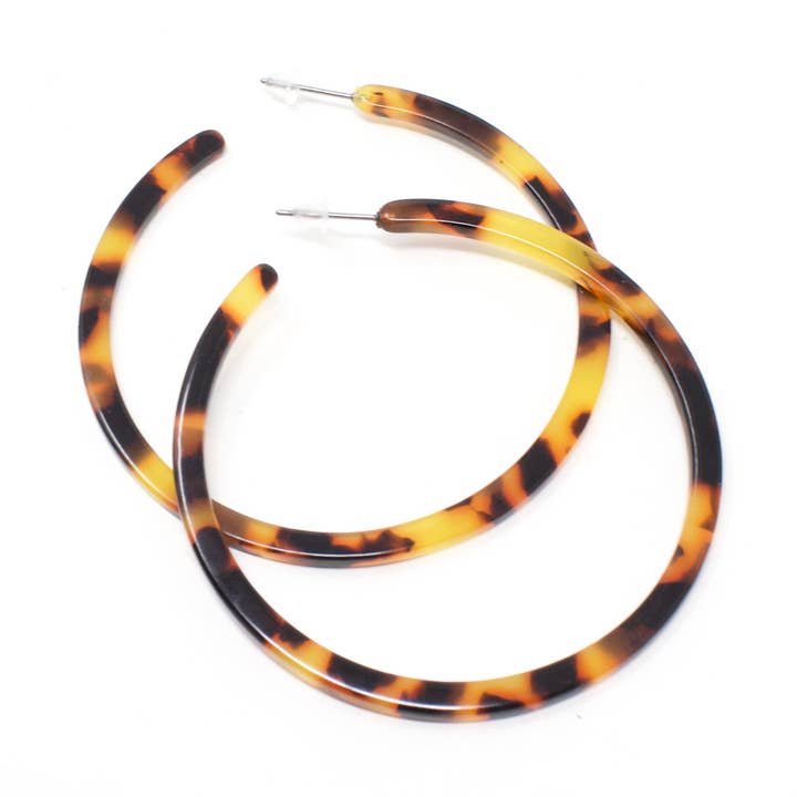 Acrylic Hoop Studs - XL for wholesale by Crafts & Love