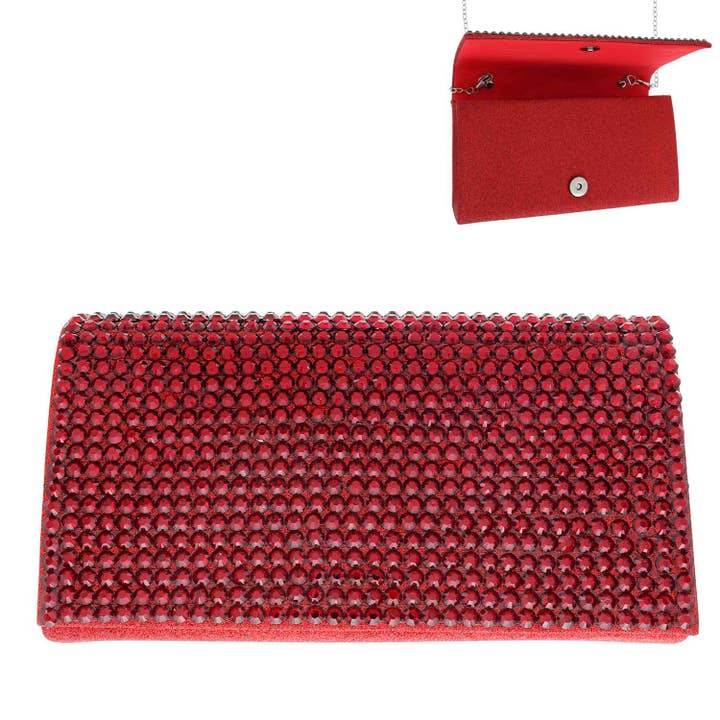 SP Sophia Collection - Vente Pochette – femme - Pochette de soirée Bling en strass