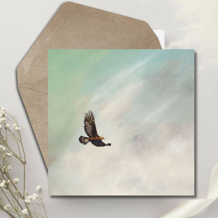 Portrait of Clouds – wholesale Everyday greeting card – Golden Eagle Greetings Card - Luxury Textured Cardstock1