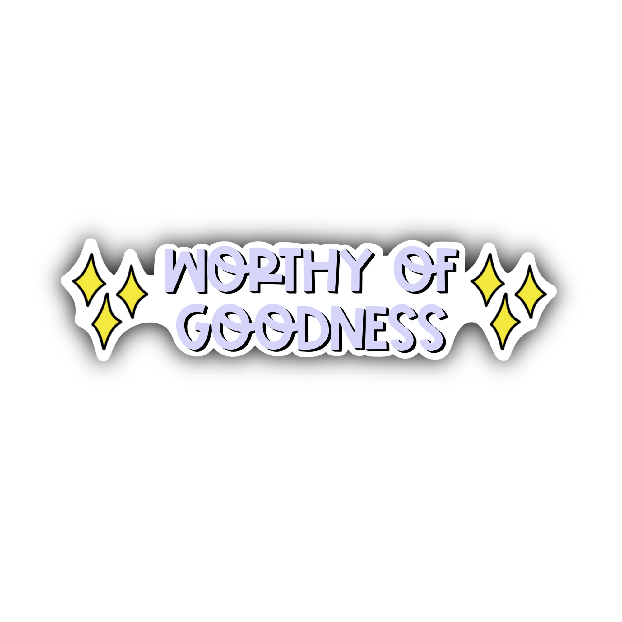 Scarlet Sunday Design Co - Wholesale Sticker - Worthy of Goodness Sticker1