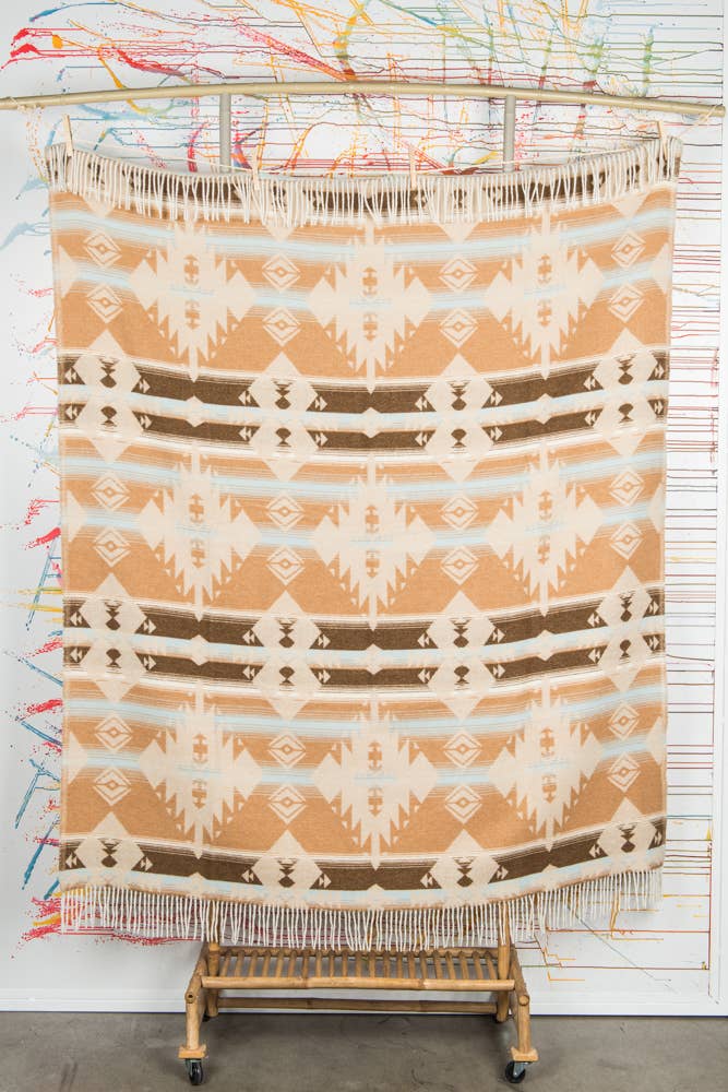 Beat Collection by Lanificio Idealtex Srl - Venta al por mayor Mantas de sofá - Manta Cheyenne de mezcla de lana colorida y cálida1