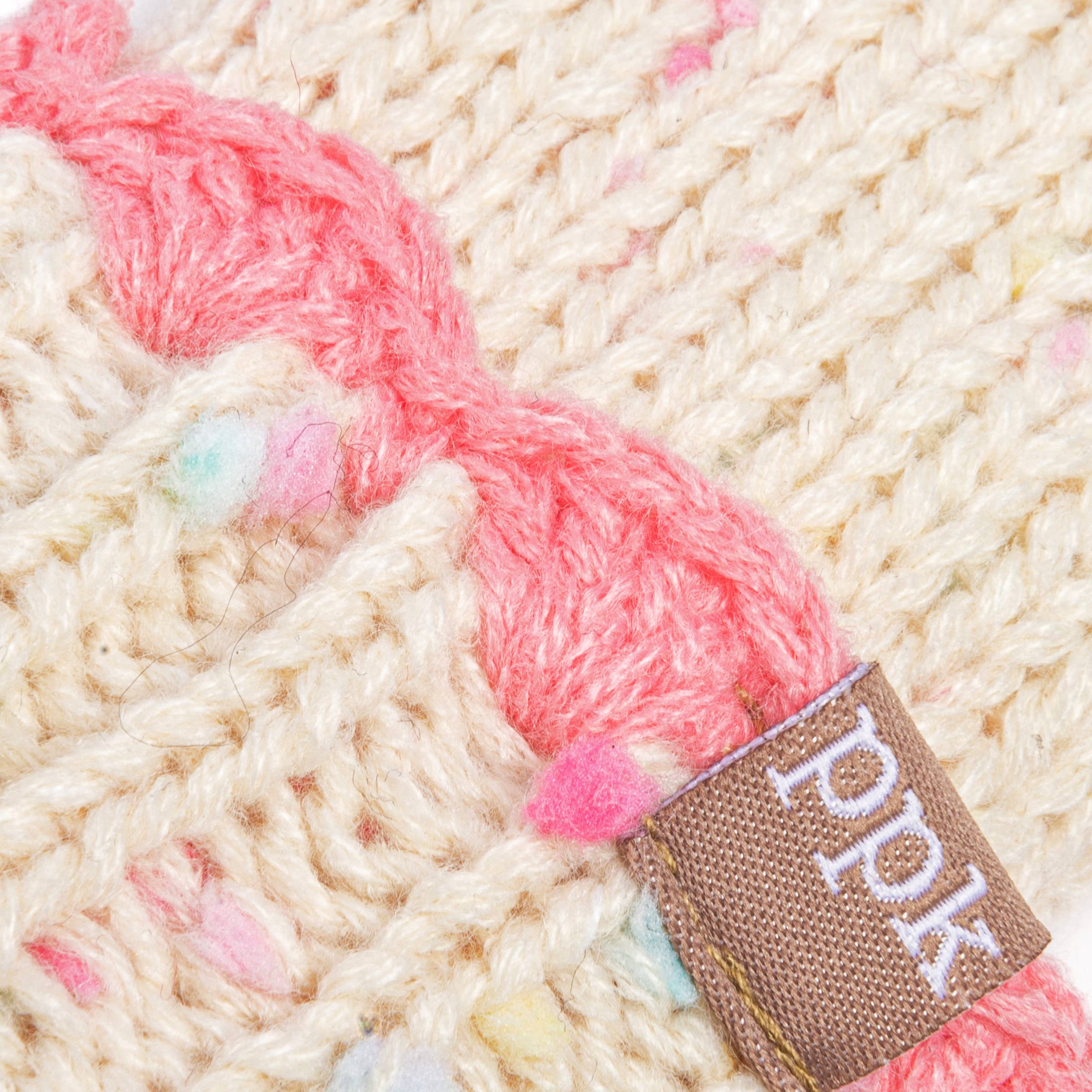 Peppercorn Kids - Wholesale Mittens - Kids - Little Girls Knit Mittens with Lace - Off-White 1-3y, 3-6y1