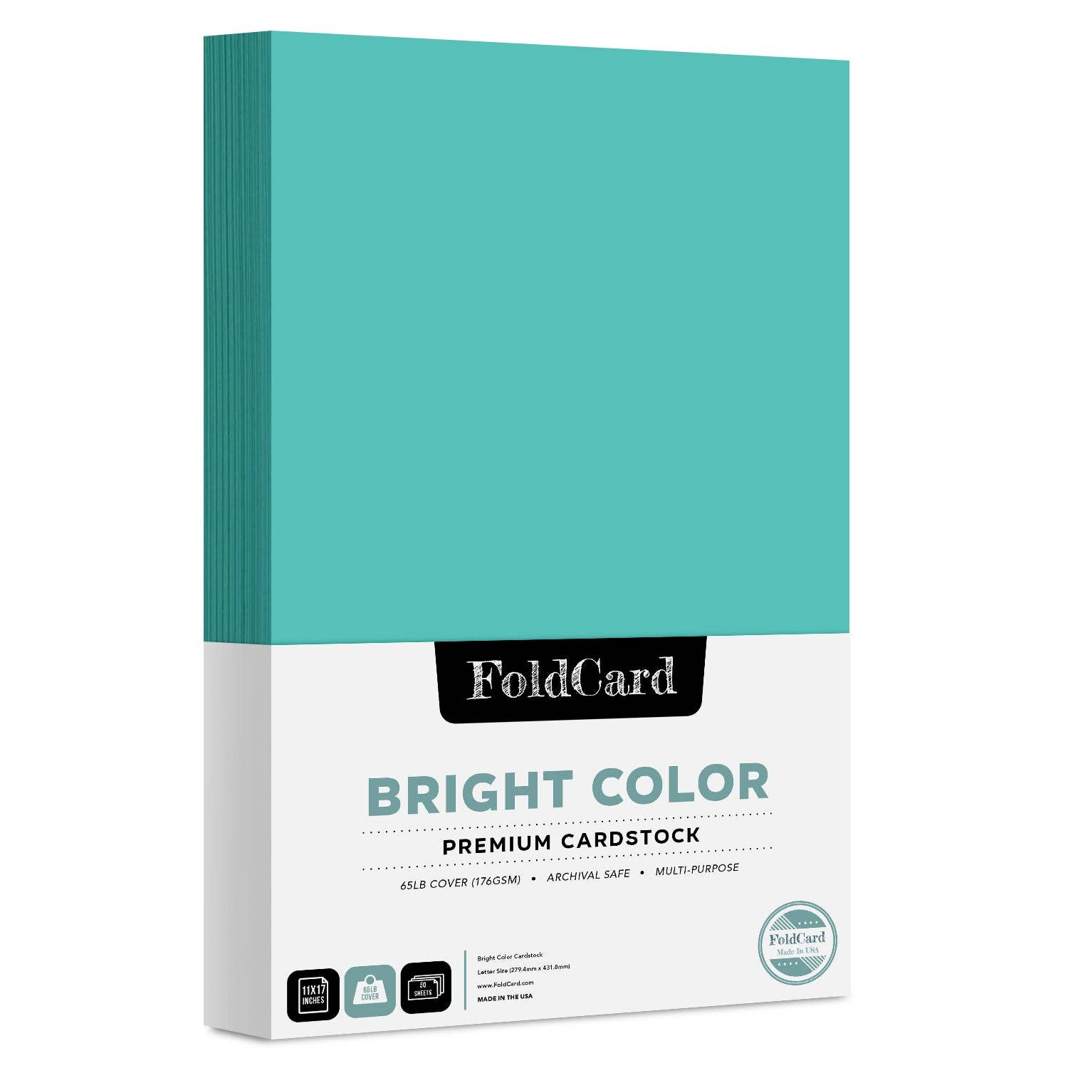 Fine Cardstock - Wholesale Craft Supplies - Premium Quality Bright Color Cardstock: 11 x 17 - 50 Sheets6