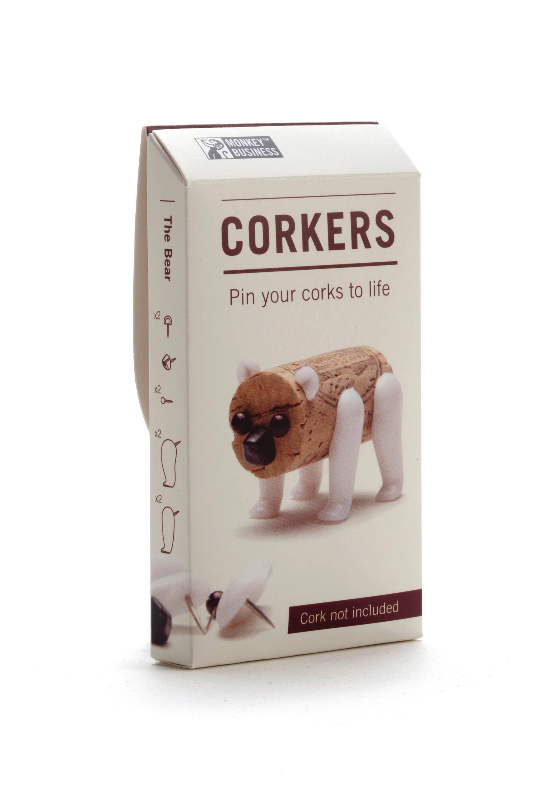 Monkey Business Design USA LLC - Wholesale Wine Stopper - Figurines for wine lovers | Corkers Animals12