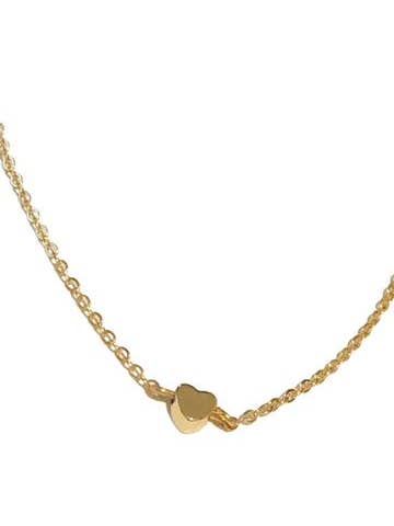 Collier Mini Cœur Doré - Collier Chat & Nat BFF pour la vente par Links & Locks