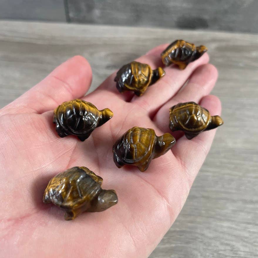 Keystone Crystals - Wholesale Spiritual Stone/Crystal - Small Gemstone Turtle Figurine – Crystal Turtles10