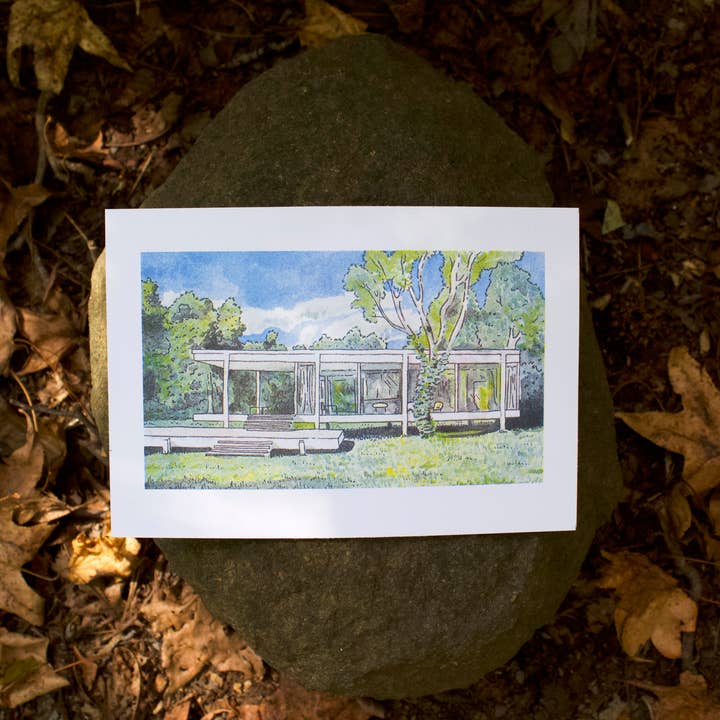 Potato Bread Press - Wholesale Art Print - The Edith Farnsworth House Print2
