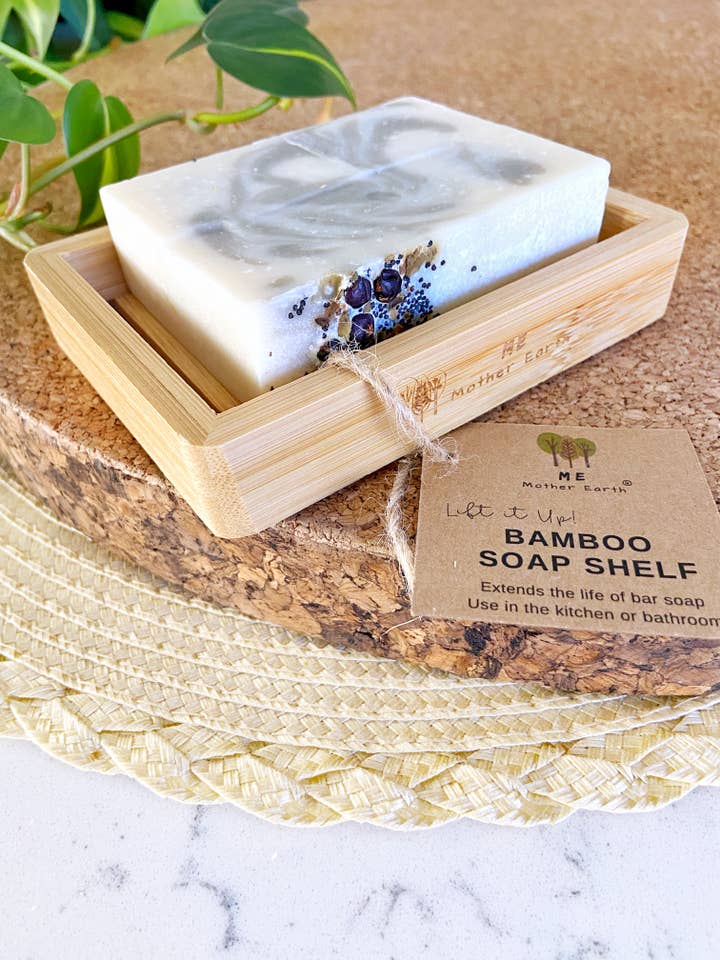 Lift it Up- Bamboo Soap Dish for wholesale by Me Mother Earth