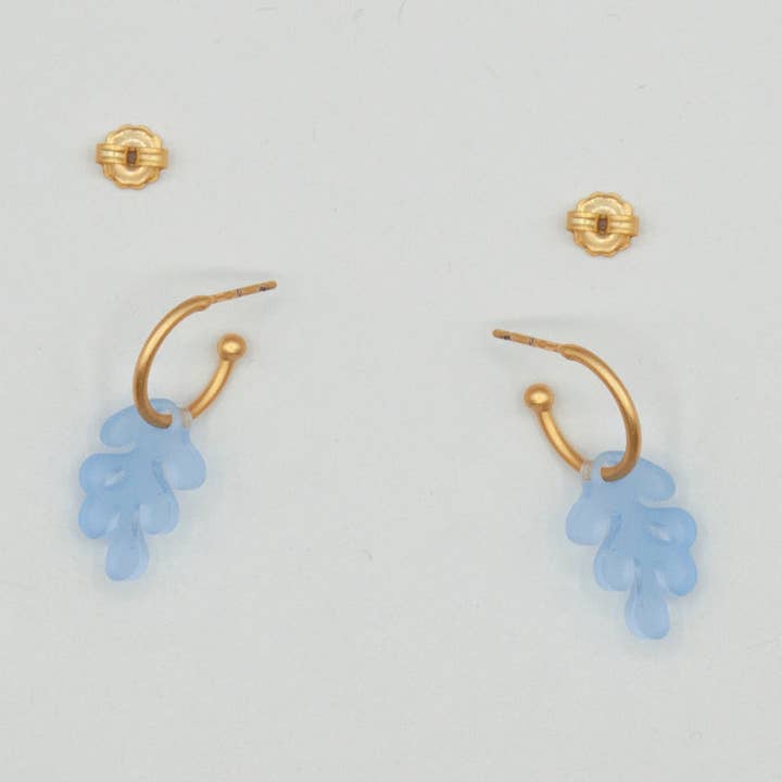 Brincos Azul Coral por atacado de Materia Rica ☀️